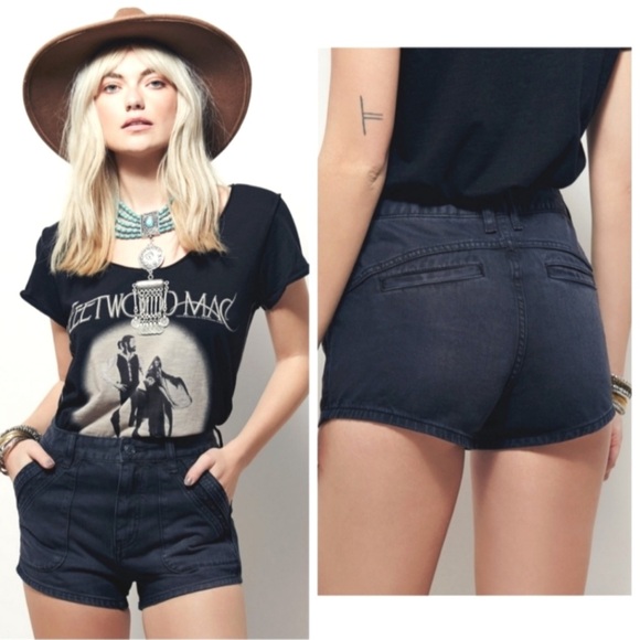 Free people black shorts size 27 - Picture 3 of 5